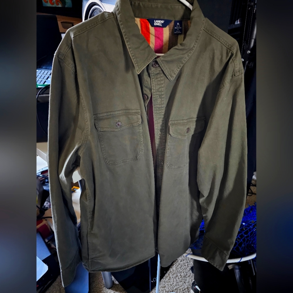 Mens green  jacket size XL